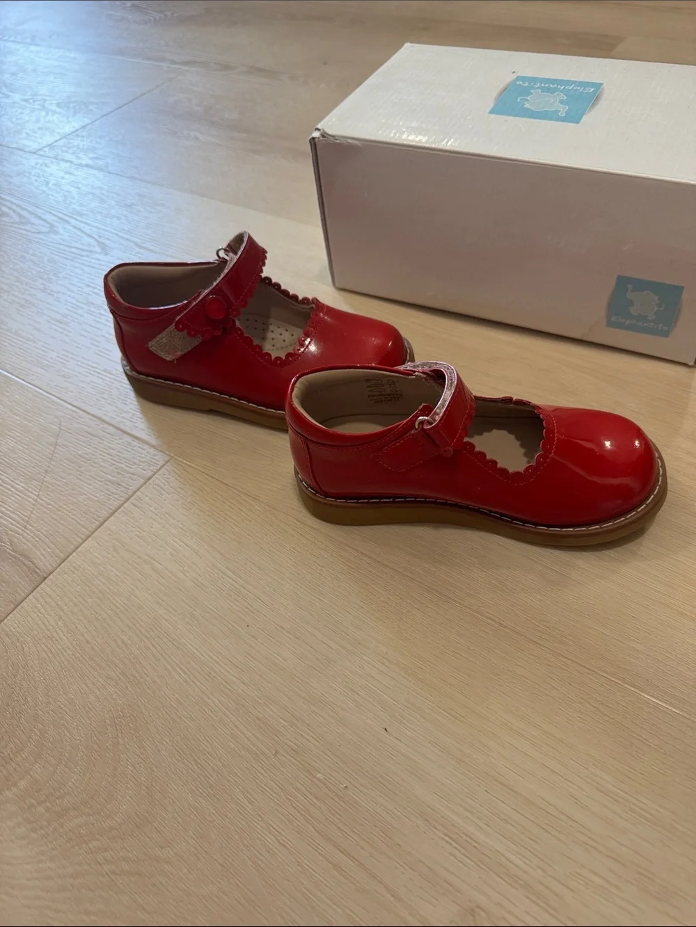 Red Patent Mary Jane Kids Shoes
